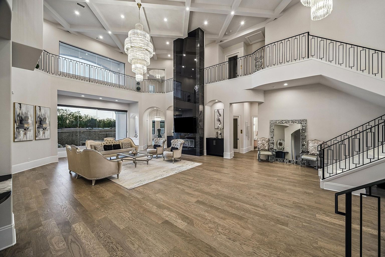 Living room from a Zillow listing